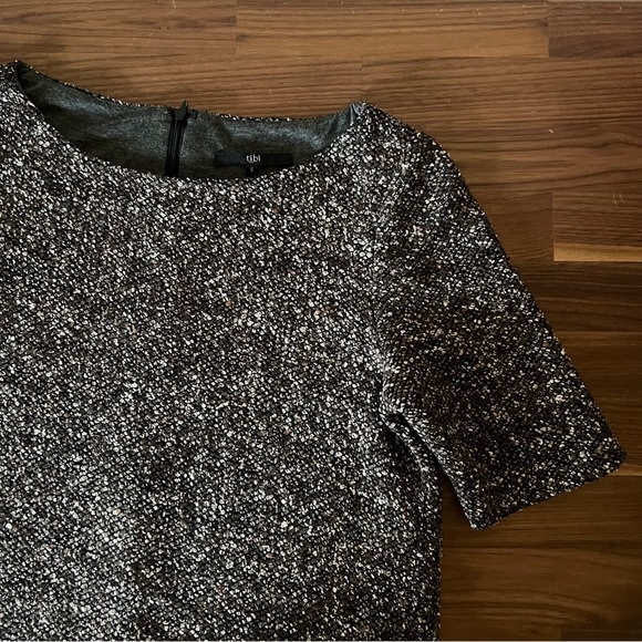 Tibi Brown Tweed Dress with Brown Leather pockets, size S - Picture 12 of 12